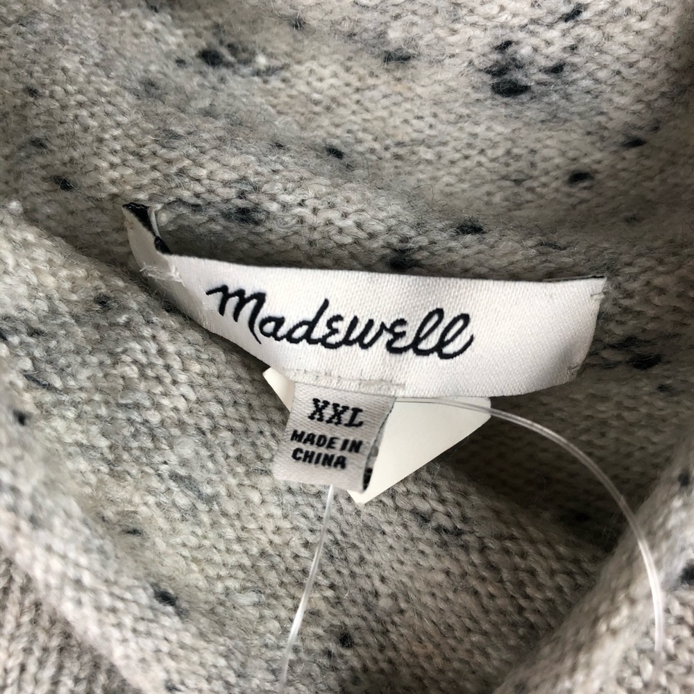 NEW Madewell donegal inland turtleneck sweater XXL - Picture 8 of 11